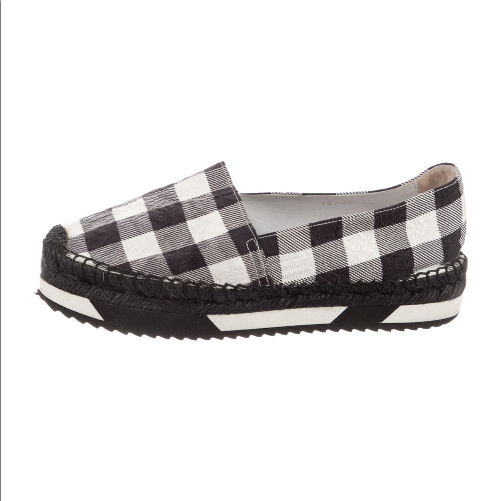Dolce & Gabbana Plaid Print Espadrilles - Picture 4 of 12